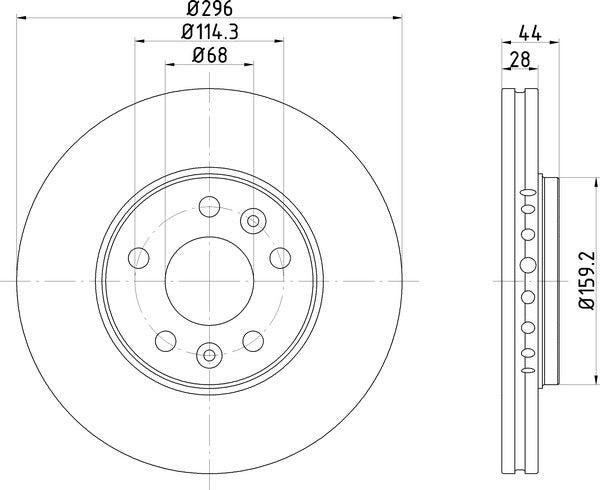 Mintex MDC2676 Brake Disc