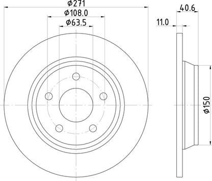 Mintex MDC2867C Brake Disc