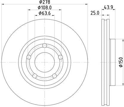 Mintex MDC3004C Brake Disc