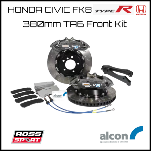 Alcon G/TA6-F-380-FK8 380mm TA6 Front Brake Kit - Honda Civic FK8