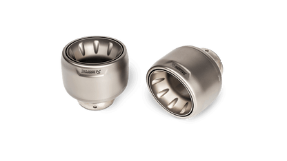 Akrapovič Porsche 718 Titanium Tail Pipe Set (Cayman GT4 & Boxster Spyder) - ML Performance EU
