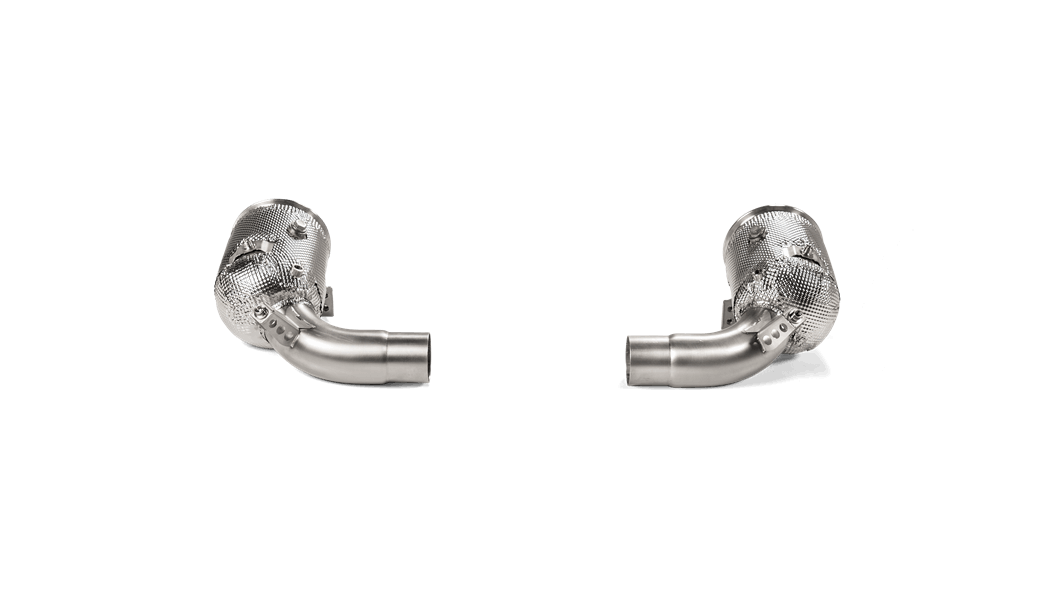 Akrapovič Porsche 992 911 Stainless Steel Catalytic Link Pipe Set (Inc. Carrera, Carrera S, Carrera Cabriolet S & Carrera Cabriolet 4S) - ML Performance EU