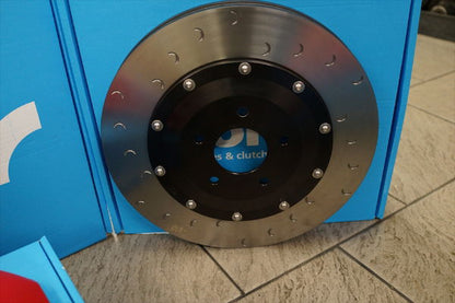 Alcon F97ZG02-23F7F-RED 365mm Front Brake Kit: Evo X - RED Callipers Kit