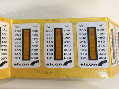 Alcon THS0080X285 Temperature Indicator Strip Set