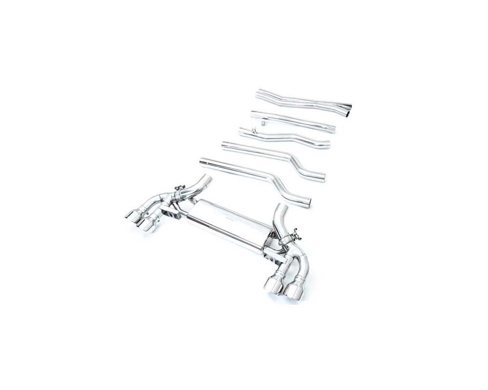 Valvetronic Exhaust System BMW F93 M8 with Chrome Silver Tips | ML Performance Car Parts