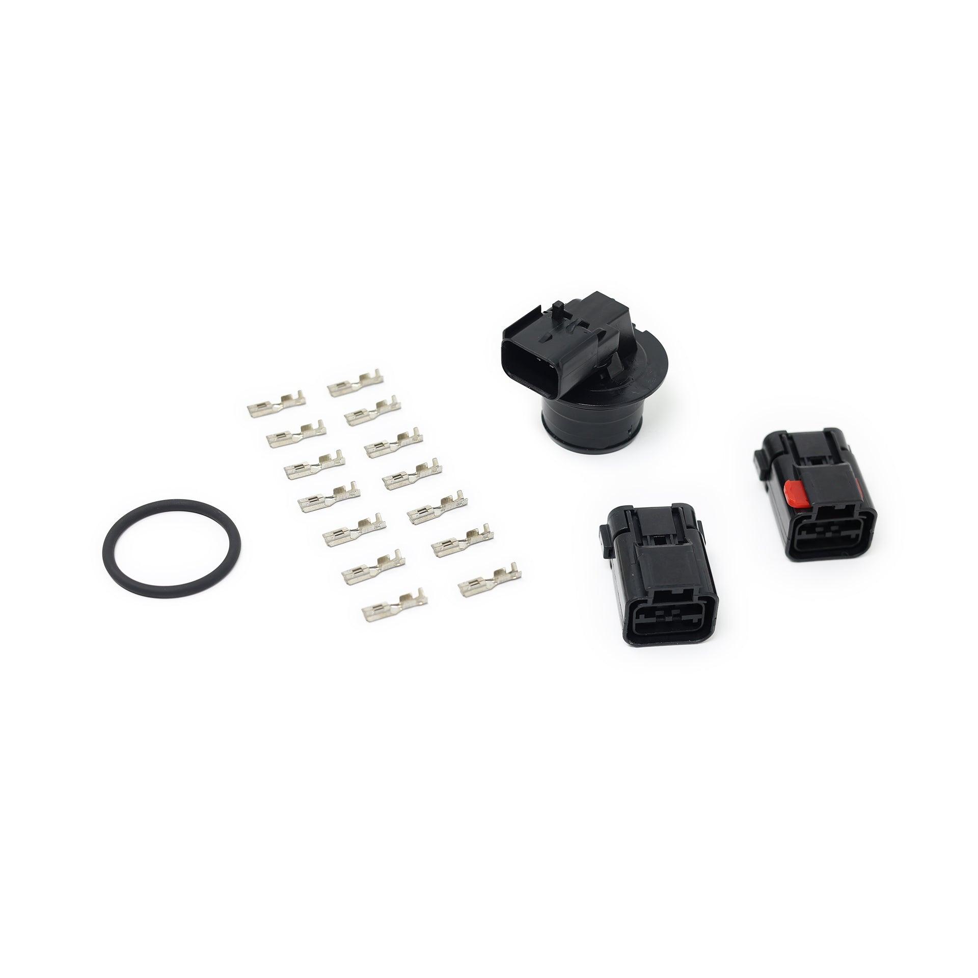Precision Raceworks 6 Pin 90 Degree Bulkhead Connector