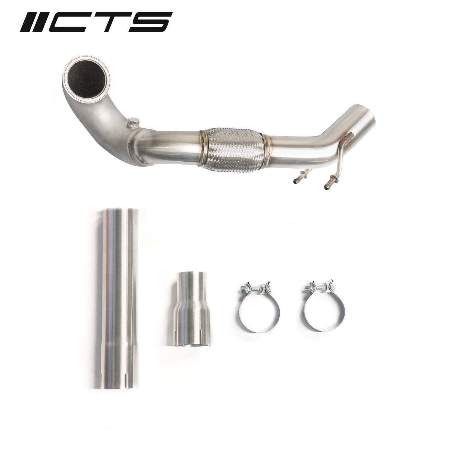 CTS Turbo CTS-EXH-DP-0014 Turbo MQB FWD Exhaust Downpipe (MK7/MK7.5 Golf, GTI, GLI, A3 FWD)