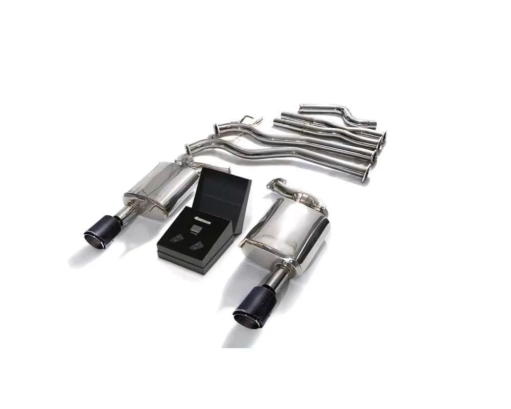 Valvetronic Exhaust System Ford Mustang GT V8 Convertible with Carbon Tips | ML Performance Car Parts