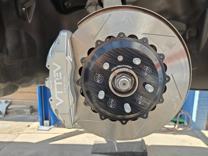 VTT-BMW-TESLA-FRONT-BRAKE-1 VTTEV Tesla Model 3/Y Range Extending / Performance Ultimate Lightweight Front Brake Kit