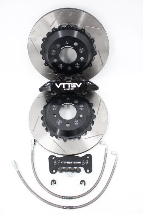 VTT-BMW-TESLA-FRONT-BRAKE-1 VTTEV Tesla Model 3/Y Range Extending / Performance Ultimate Lightweight Front Brake Kit