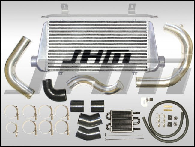 JHM Intercooler Kit - Front Mount or FMIC (JHM) Large Core for B7-A4 2. 0T - BLACK COUPLERS