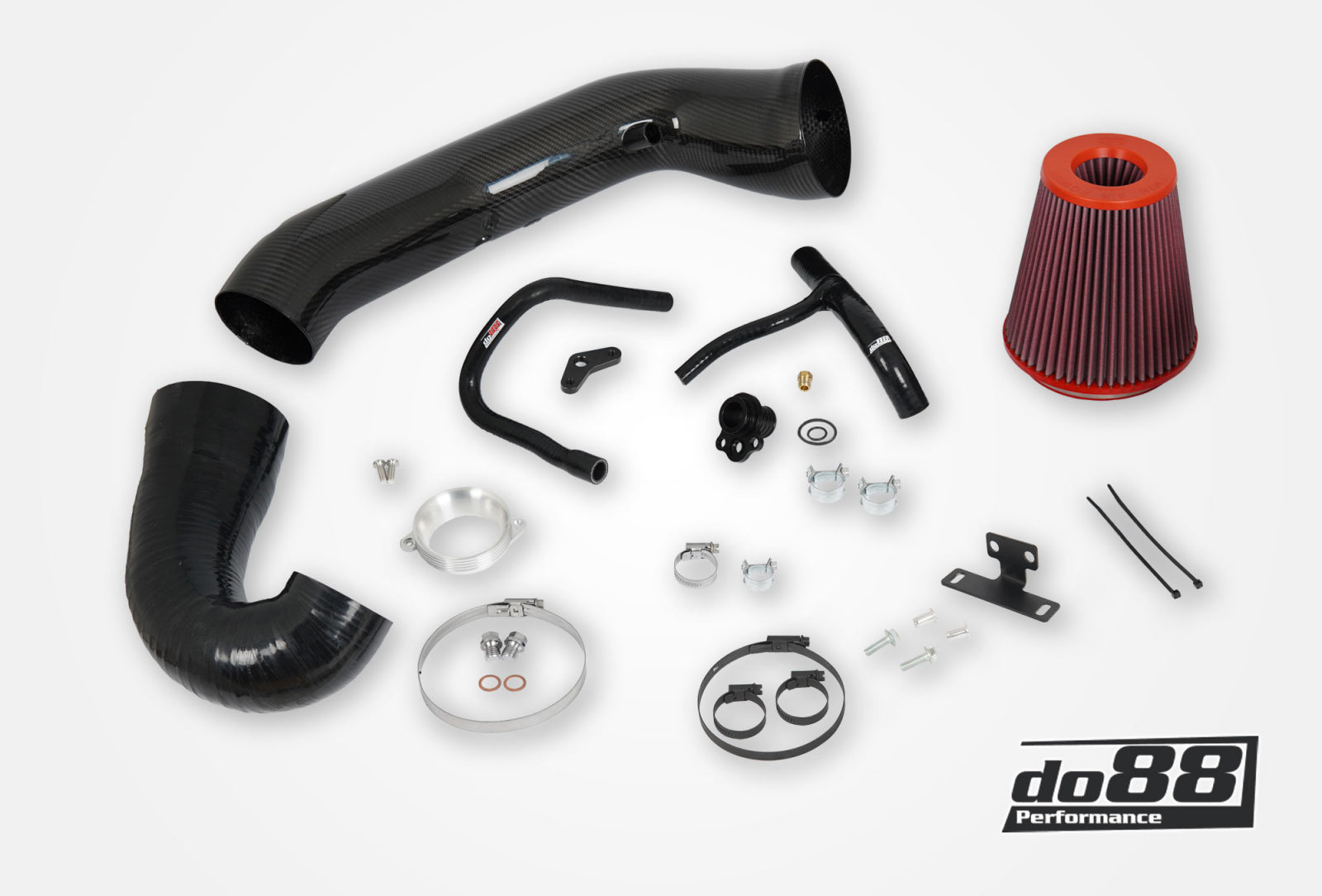 DO88 LF-220-OP-INL-66 Audi RS3 (8V) / TT RS (8S) BeastFlow Open Intake System + Inlet hose TTE 777 855