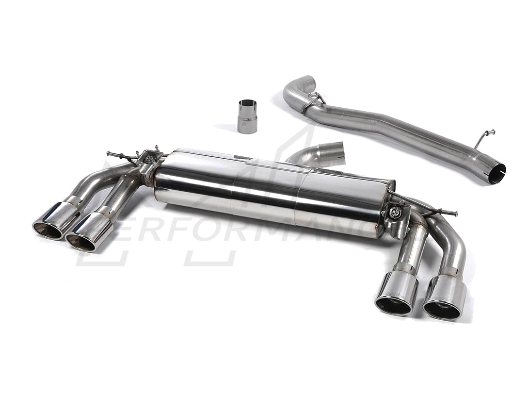 MillTek Audi 2.0TFSI 8S TTS Non-Resonated Cat-Back Exhaust - ML Performance EU