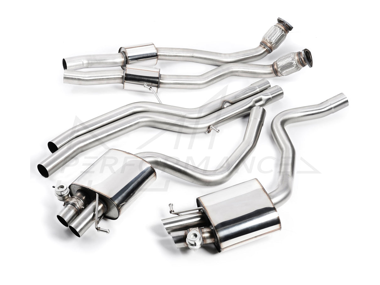 MillTek Audi B8 RS4 Non-Resonated Cat-Back Exhaust - ML Performance EU