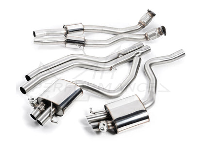 MillTek Audi B8 RS4 Non-Resonated Cat-Back Exhaust - ML Performance EU
