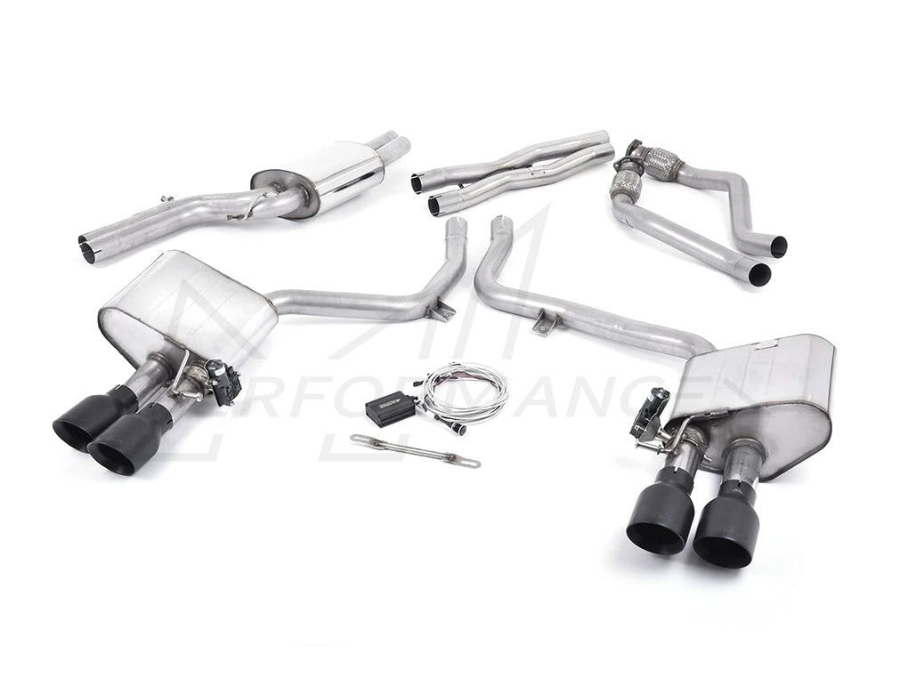 MillTek Audi B8.5 Valved Cat-Back Exhaust (S4 & S5) - ML Performance EU