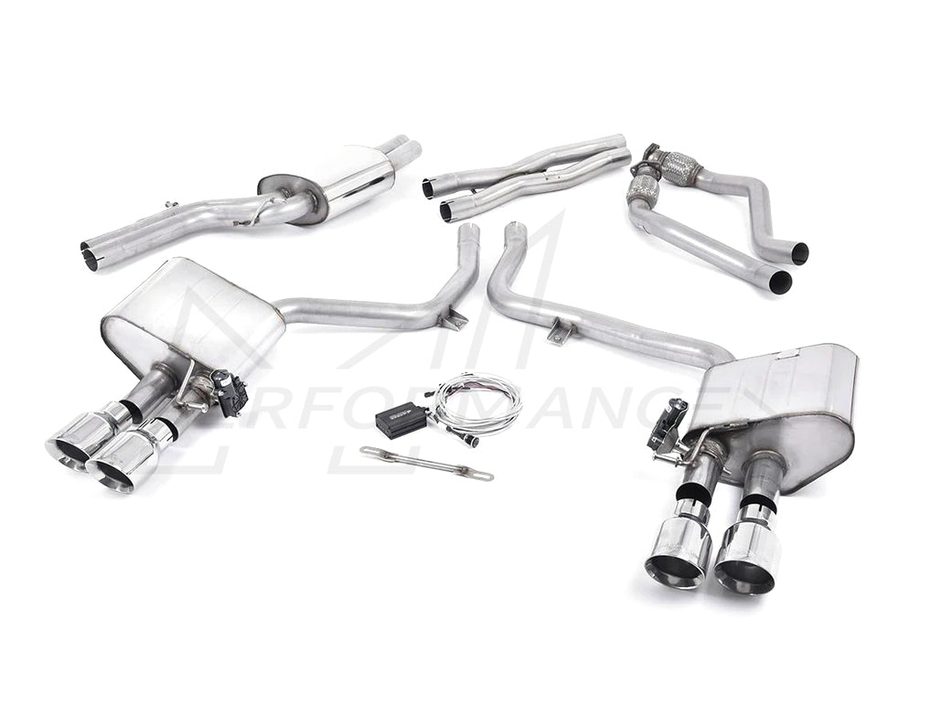 MillTek Audi B8.5 Valved Cat-Back Exhaust (S4 & S5) - ML Performance EU