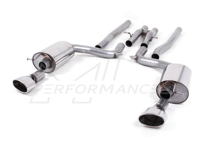 MillTek Audi C6 RS6 Resonated Cat-Back Exhaust - ML Performance EU