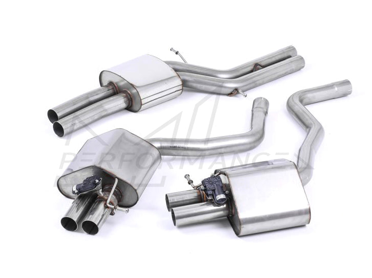 MillTek Audi C7 Non-Resonated Cat-Back Exhaust (RS6 & RS7) - ML Performance EU