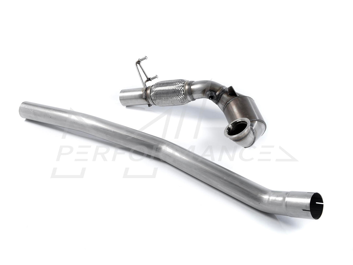MillTek Volkswagen Golf MK7 R Estate / Variant 2.0 TSI 300PS Large Bore Downpipe and Hi-Flow Sports Cat - ML Performance EU
