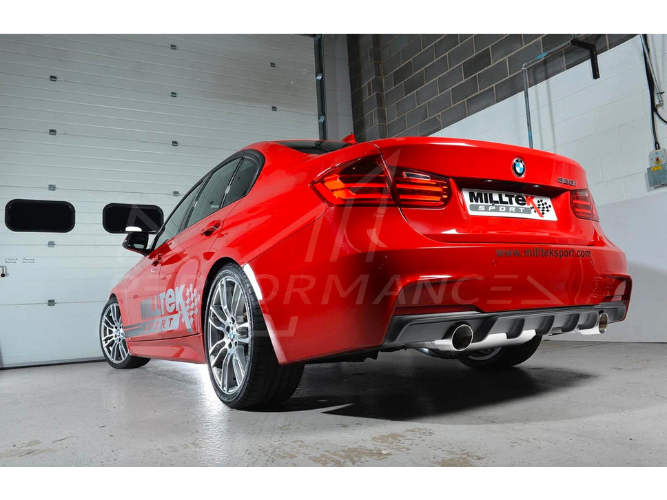 MillTek BMW N20 3" Full Exhaust System 3 Series F30 328i M sport - ML Performance EU