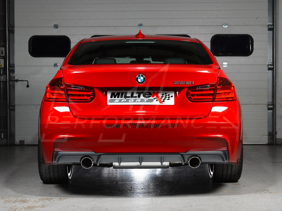 MillTek BMW N20 3" Full Exhaust System 3 Series F30 328i M sport - ML Performance EU