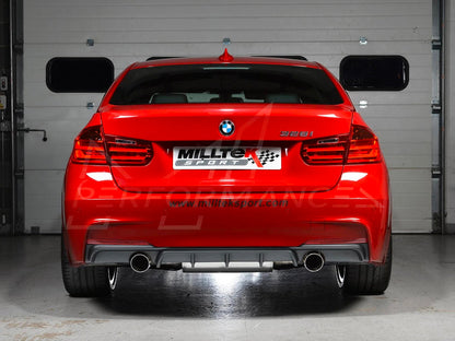 MillTek BMW N20 3" Full Exhaust System 3 Series F30 328i M sport - ML Performance EU