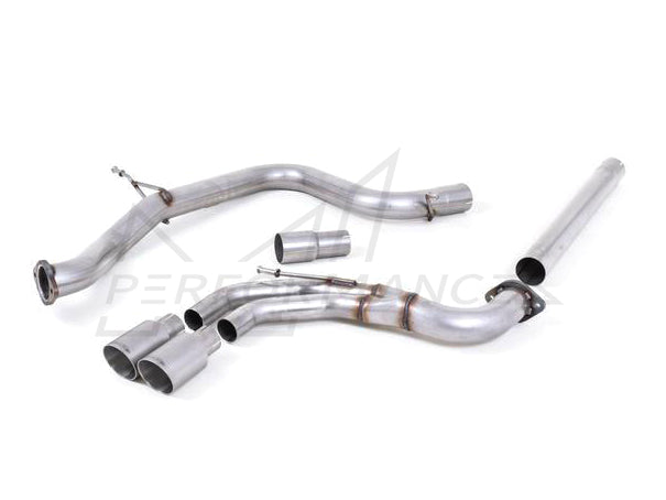 MillTek Volkswagen Golf MK7 GTD 2.0 TDI 185PS Cat-Back Exhaust - ML Performance EU