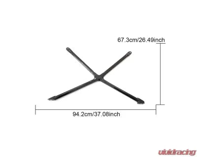 Vivid Racing VR-R8-680 VR Aero Carbon Fiber Engine X-Brace Strut Bar Audi R8