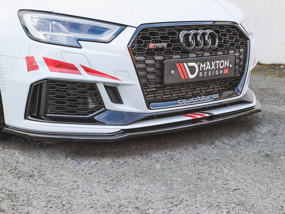 Maxton Design Audi 8V.5 RS3 Sportback Front Splitter V.2 - ML Performance EU