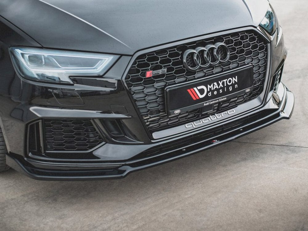 Maxton Design Audi 8V.5 RS3 Sportback & Saloon Front Splitter V.3 - ML Performance EU