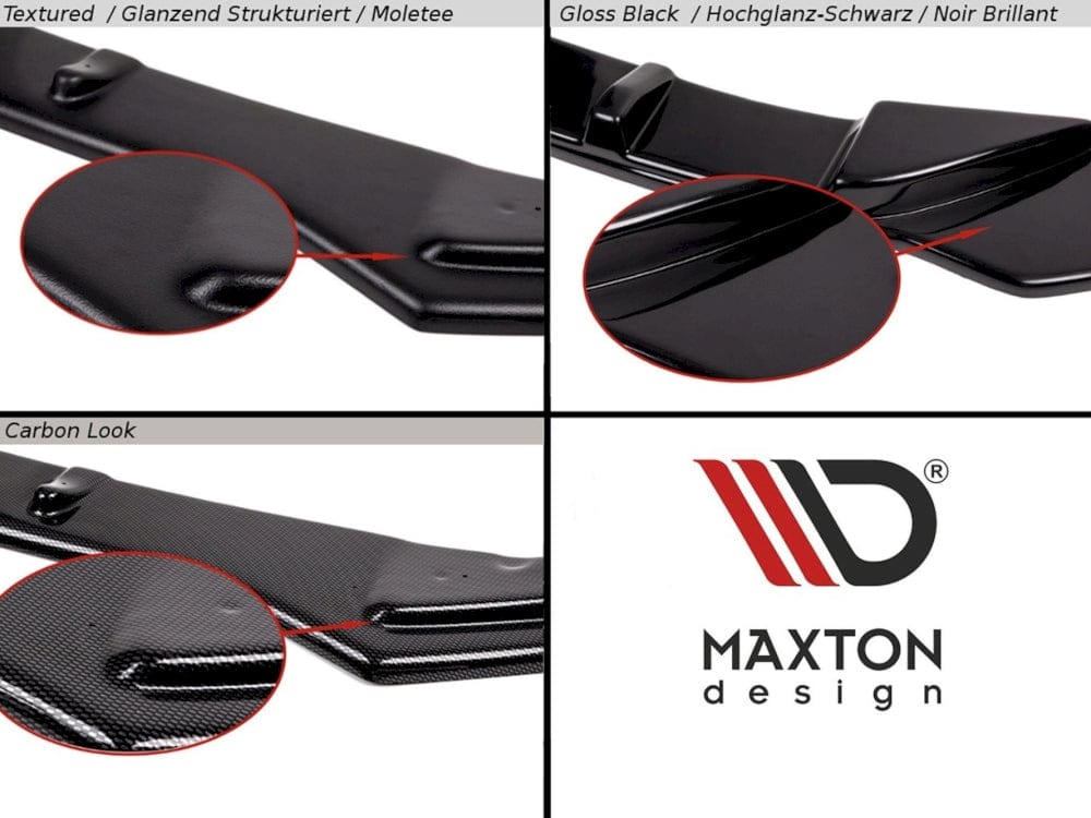 Maxton Design Audi 8V.5 RS3 Sportback & Saloon Front Splitter V.4 - ML Performance EU