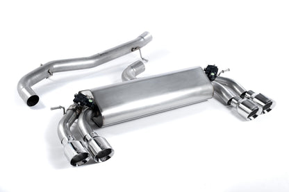MillTek Audi 8V S3 Non-Resonated Cat-Back Exhaust - ML Performance EU