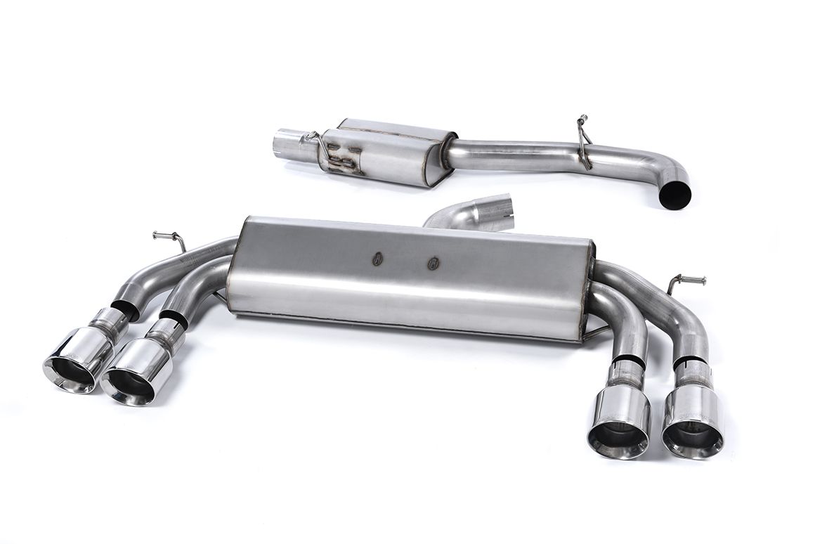 MillTek Audi 8V S3 Resonated Cat-Back Exhaust (Non-Valved) - ML Performance EU