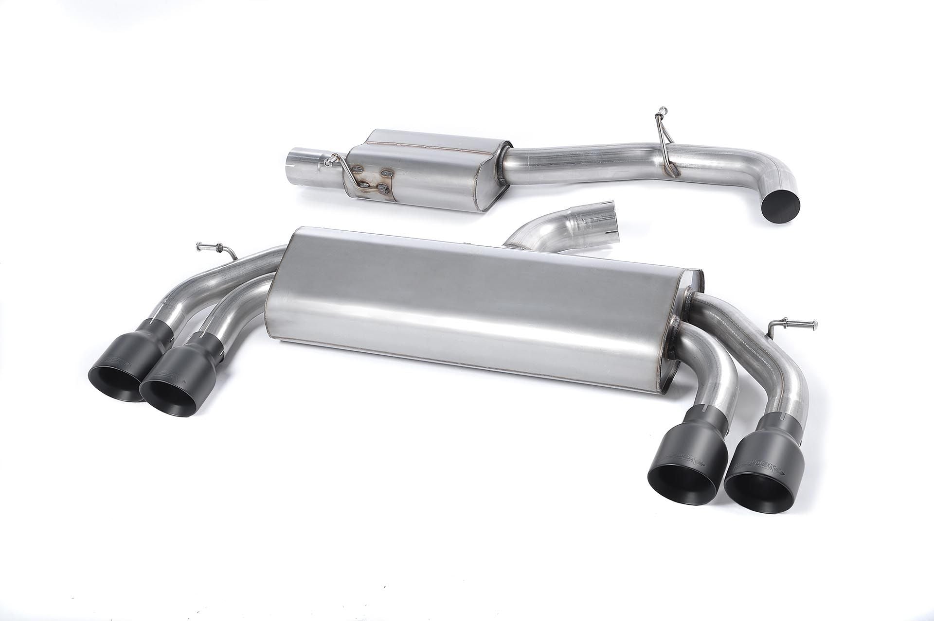 MillTek Audi 8V S3 Resonated Cat-Back Exhaust (Non-Valved) - ML Performance EU