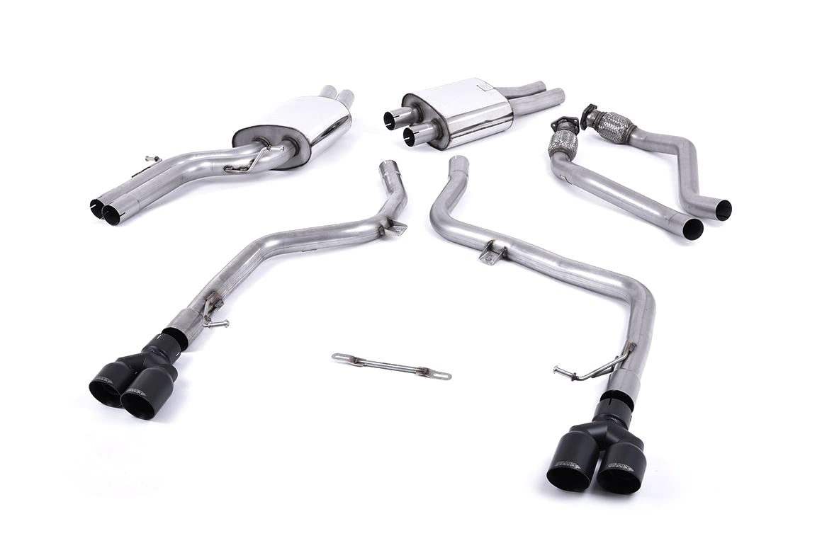 MillTek Audi S5 B8 Non-Resonated Race Cat-Back Exhaust