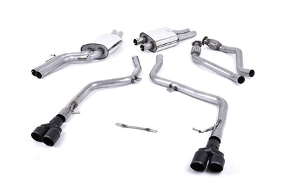 MillTek Audi S5 B8 Non-Resonated Race Cat-Back Exhaust