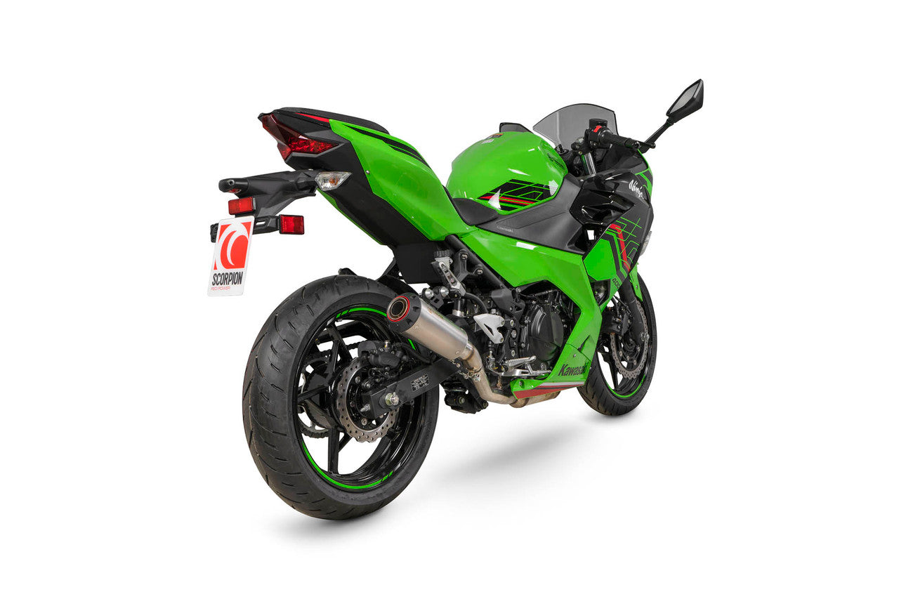 Scorpion PKA121TEO Red Power Slip-on Titanium Sleeve - Ninja 400 - 2018