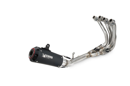 Scorpion PKA146SYSBCER Red Power Full System Ceramic Black Sleeve ZX-4RR - 2023