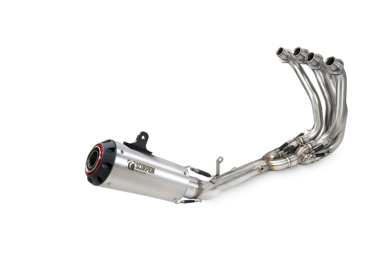 Scorpion PKA146SYSSEO Red Power Full System Stainless Steel Sleeve ZX-4RR - 2023