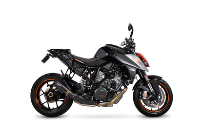 Scorpion PKT90BCER Red Power Slip-on - Black Ceramic Coated Sleeve - 1290 Superduke R - 2014 - 2019