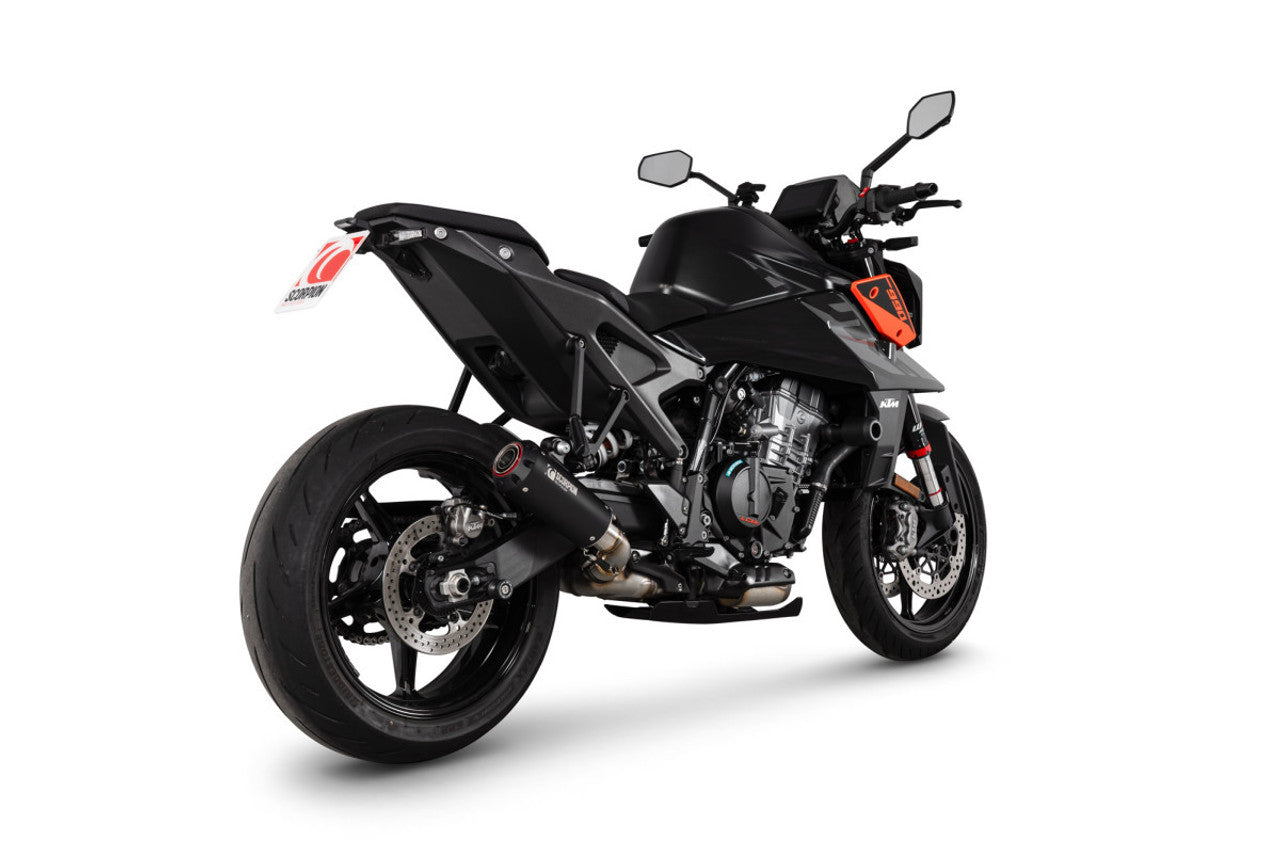 Scorpion PKT96BCER Red Power Slip-on Black Ceramic Sleeve - KTM 990 Duke - 2024-2025