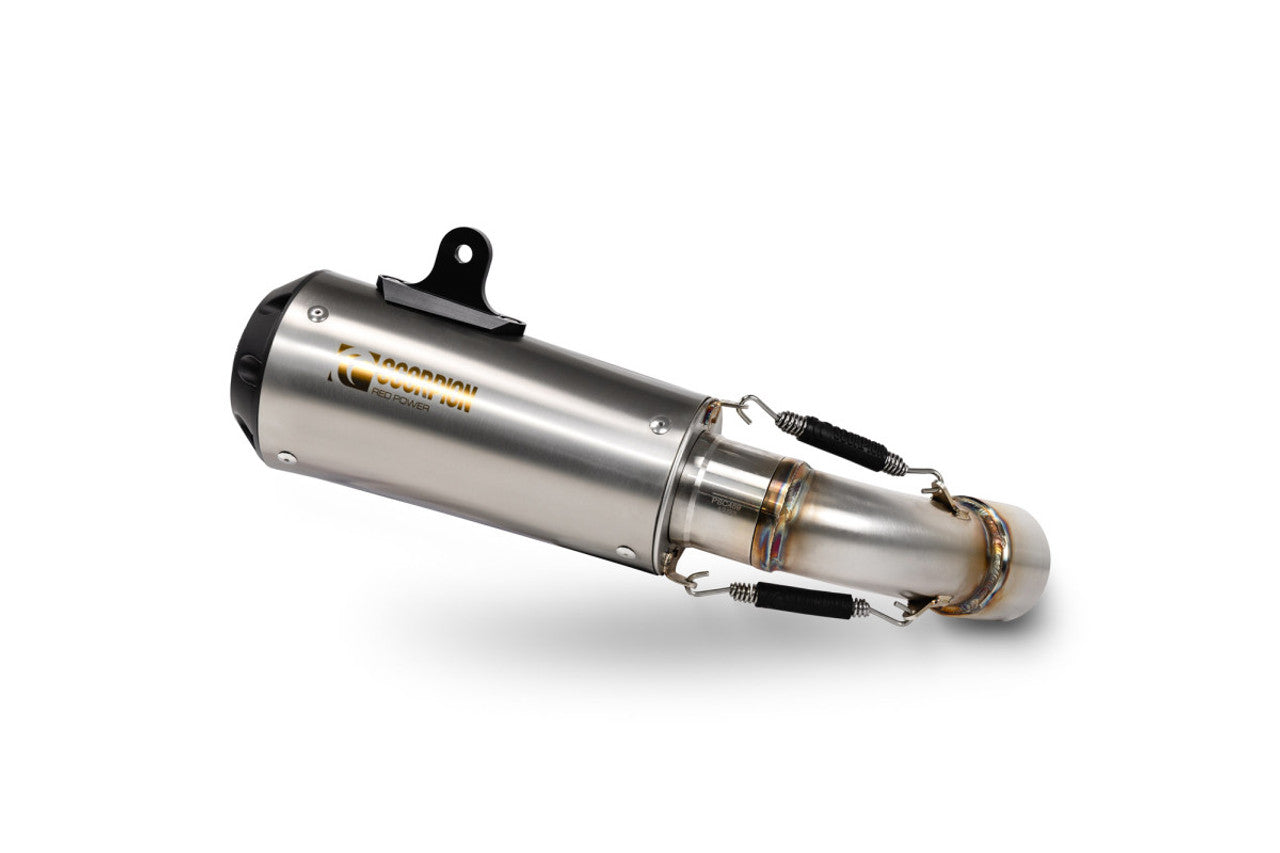 Scorpion PKT96TEO Red Power Slip-on Titanium Sleeve - KTM 990 Duke - 2024-2025