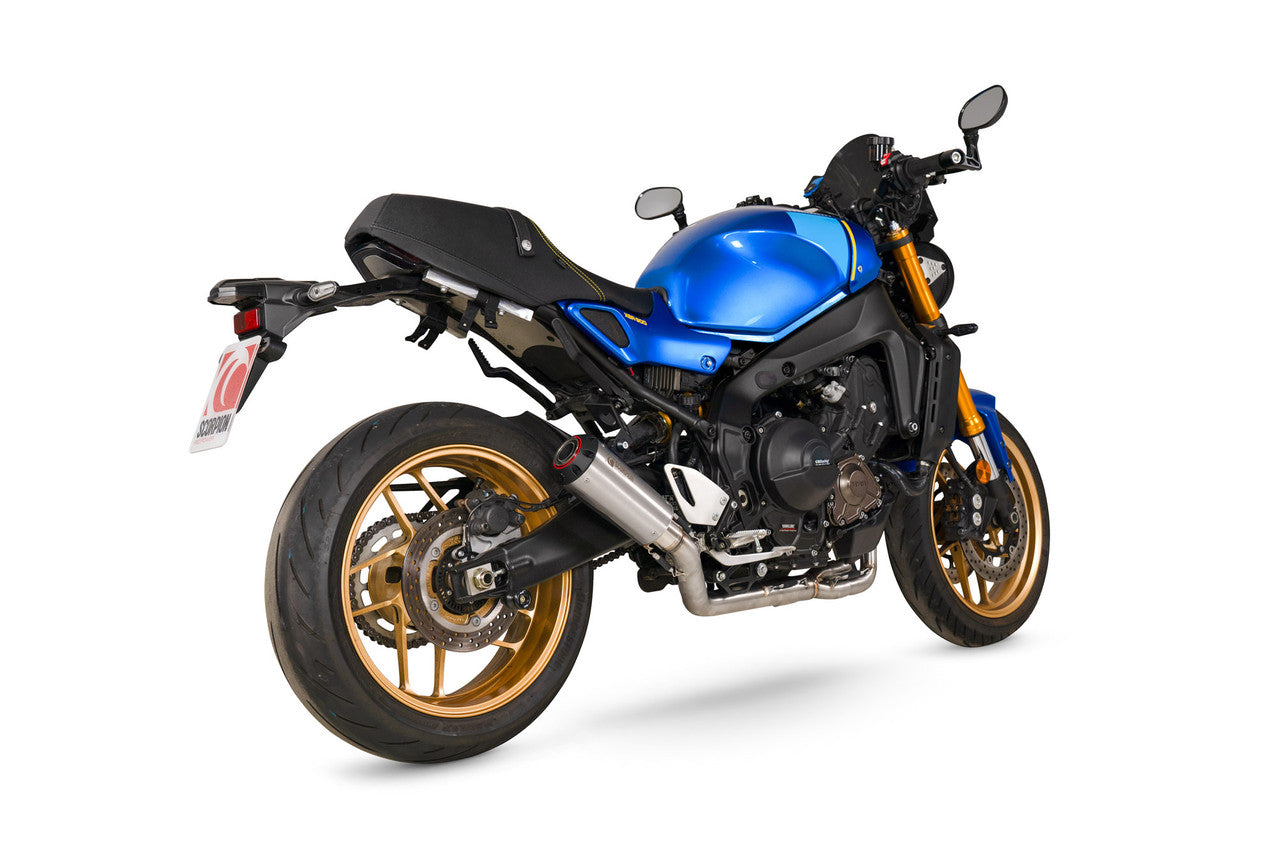 Scorpion PYA127SYSSEO Red Power Full System Brushed Stainless Steel Sleeve XSR 900 - 2022