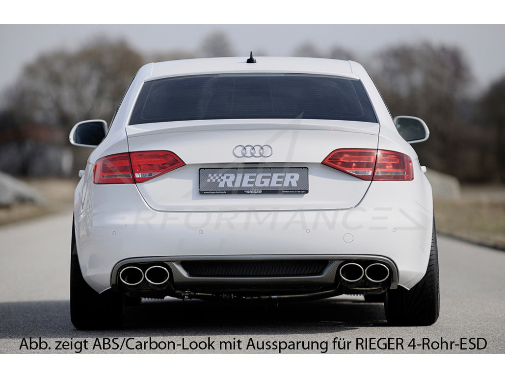 Rieger Audi B8 A4 Pre-Facelift without S-Line Exterior Diffuser - ML Performance EU