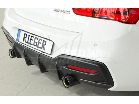Rieger BMW 1 Series F20 F21 LCI Diffuser (inc. M135i & M140i) - ML Performace UK