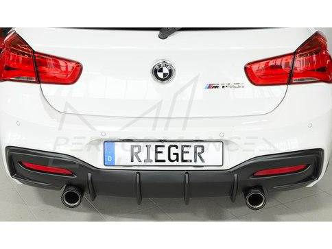Rieger BMW 1 Series F20 F21 LCI Diffuser (inc. M135i & M140i) - ML Performace UK