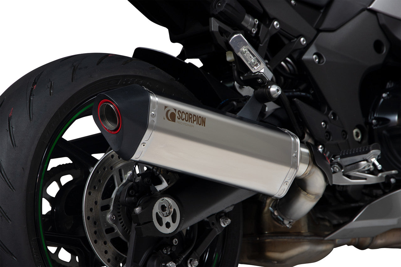 Scorpion RKA137TEO Serket Parallel Slip-on Titanium Sleeve. Fits With Panniers - Ninja 1000 SX - 2020 - 2024