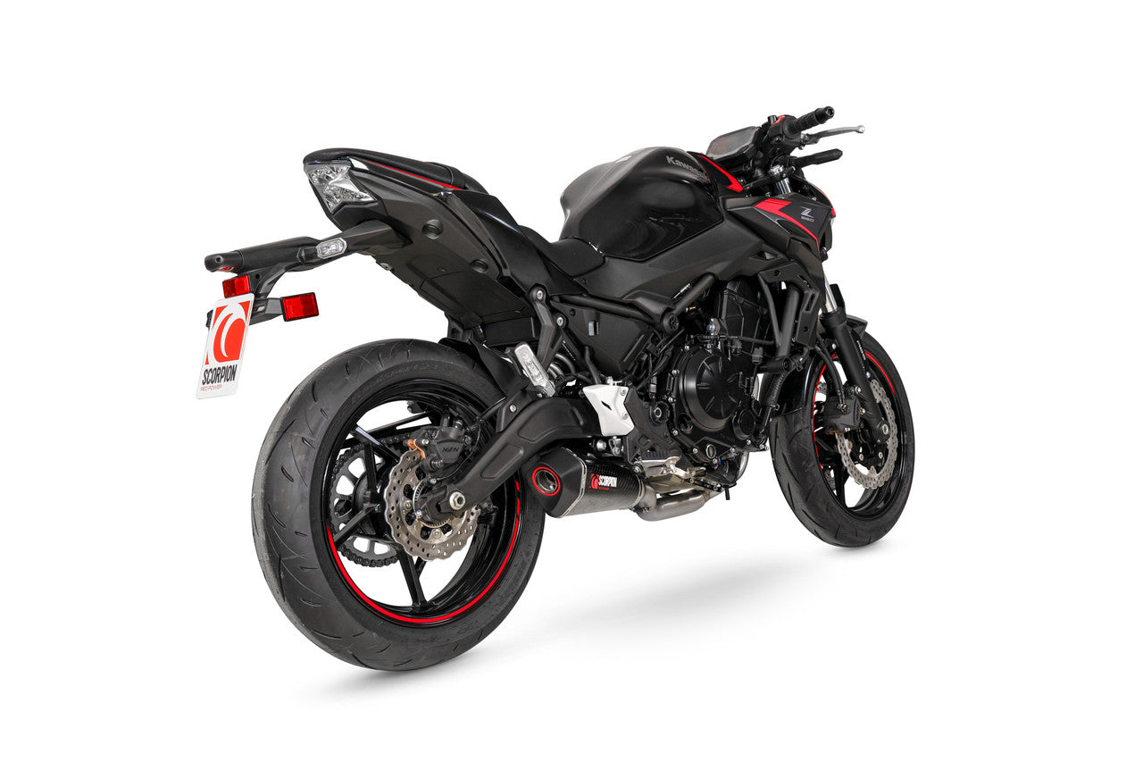 Scorpion RKA144SYSCEO Serket Taper Full System Carbon Fibre Sleeve - Z650 - 2020