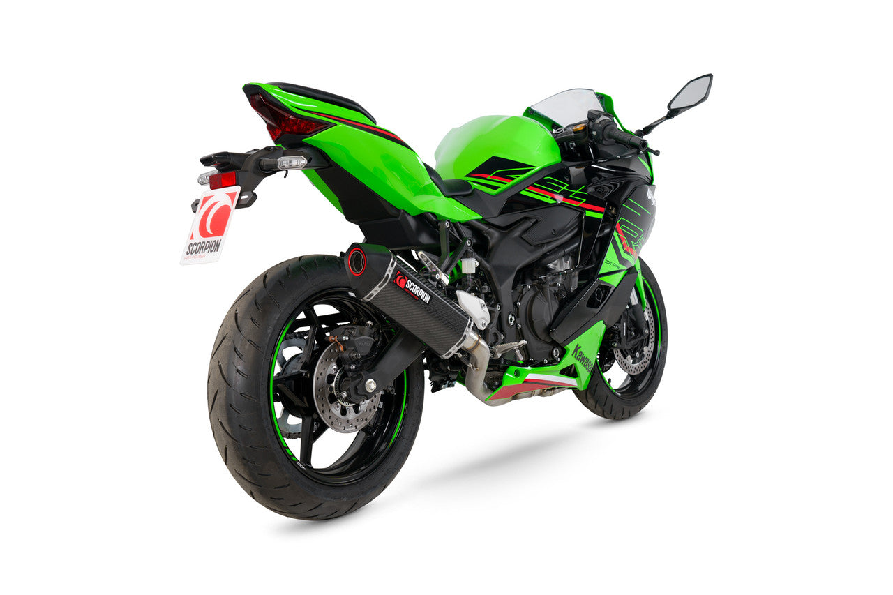 Scorpion RKA146SYSCEO Serket Parallel Full System Carbon Fibre Sleeve ZX-4RR - 2023